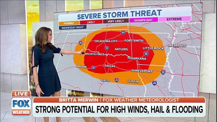 Significant storm to bring damaging winds, hail, flooding to Central US