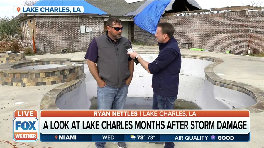 Lake Charles residents still recovering from October storm damage
