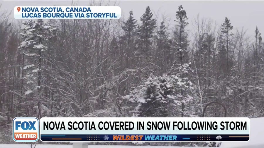 Nova Scotia covered in snow after winter storm