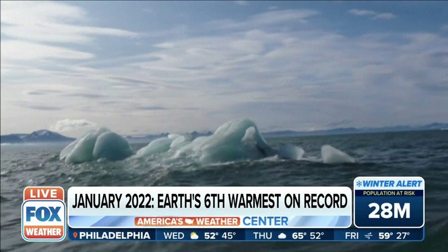 NOAA: January 2022 was Earth's 6th warmest on record