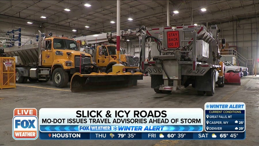 Missouri DOT issues travel advisories ahead of winter storm