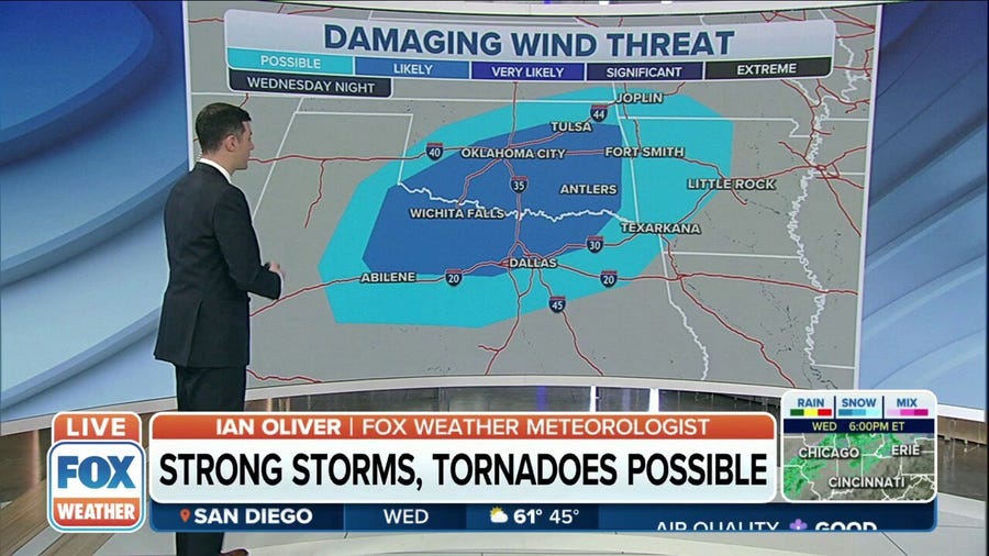 Damaging wind threat, large hail threat, possible tornadoes for Mid-South