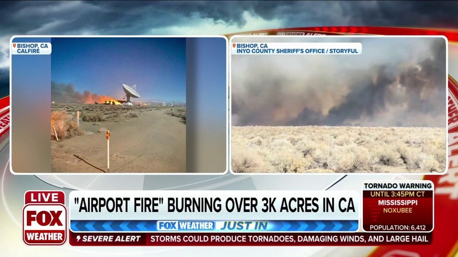 Airport Fire 0% contained