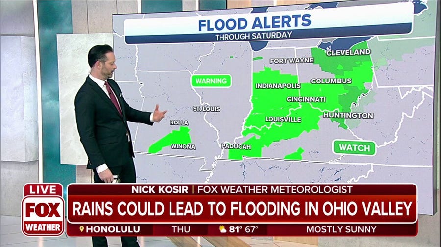 Widespread river flooding expected for the Ohio Valley