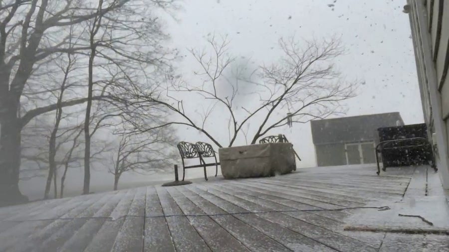 New Jersey Snow Squall Timelapse | Latest Weather Clips | FOX Weather