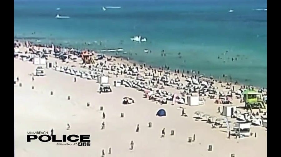 Video captures Miami Beach helicopter crash
