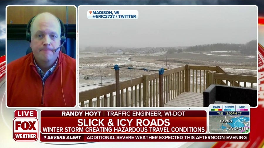 Winter storm creating hazardous travel conditions in Wisconsin