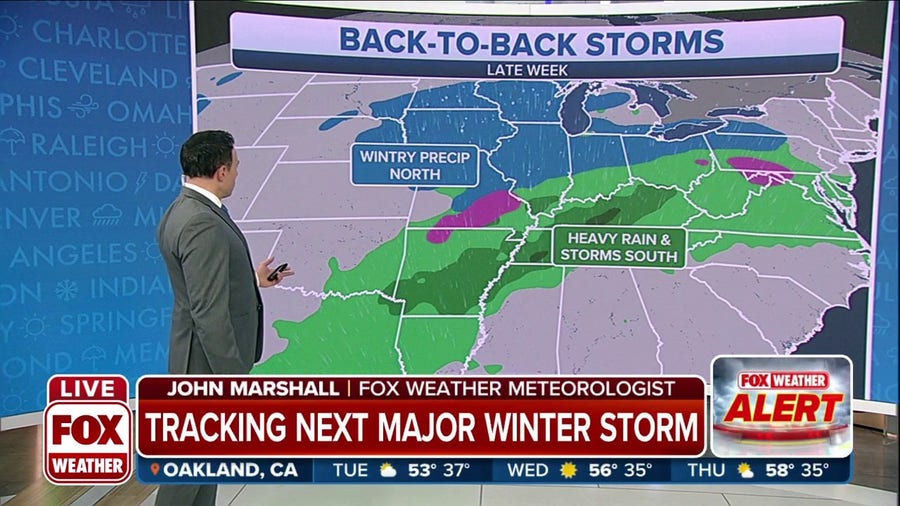 Next major winter storm to bring snow, ice, heavy rain to eastern half of U.S.