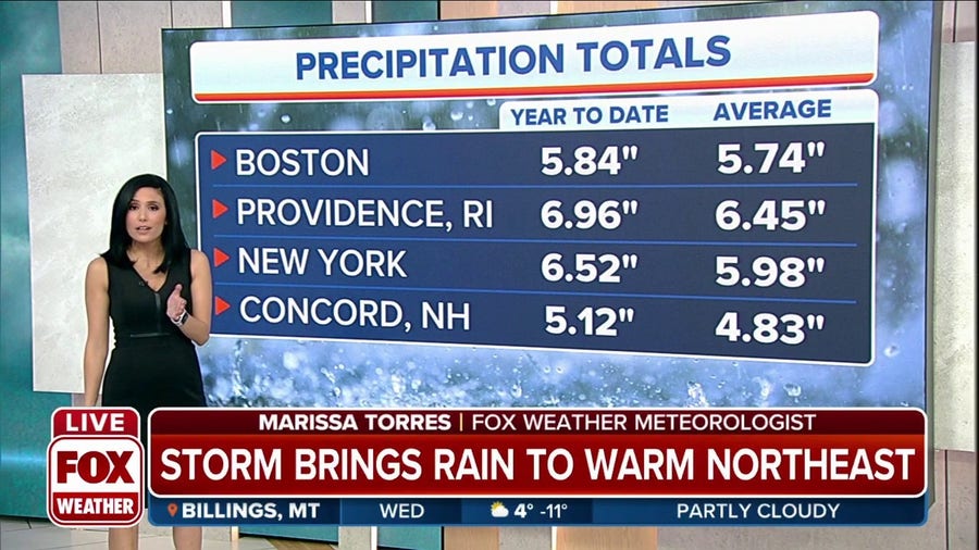 Northeast sees above-average levels of precipitation for 2022 winter