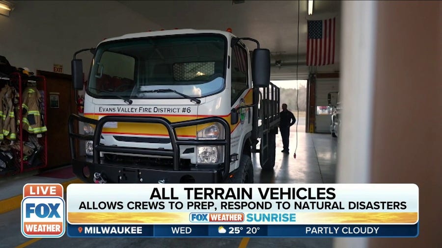 All terrain vehicles to allow crews in Oregon to prep and respond to natural disasters