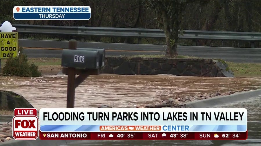 More than 7 inches of rain sparks flooding across Tennessee valley