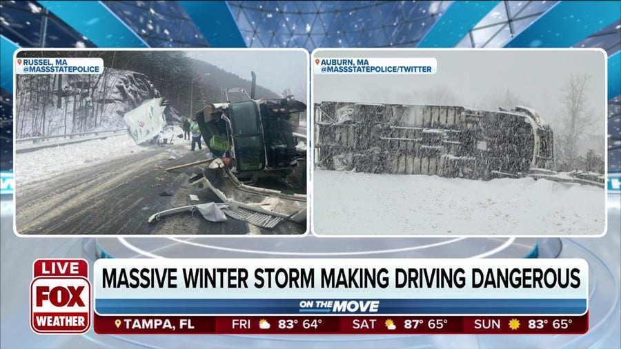 Massive winter storm made for dangerous driving conditions in Northeast