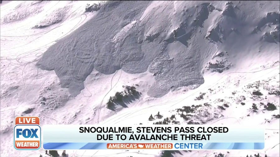 Snoqualmie, Stevens Pass in Washington closed due to avalanche threat