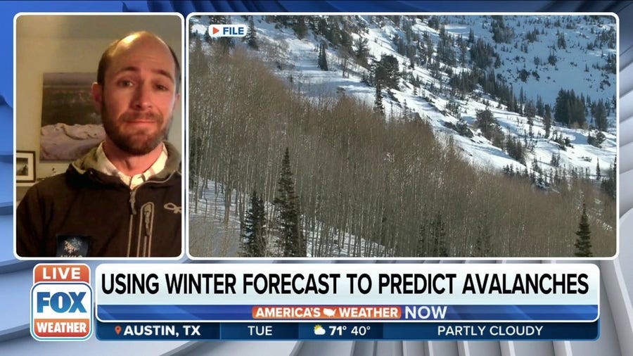 Using winter forecast to predict avalanches