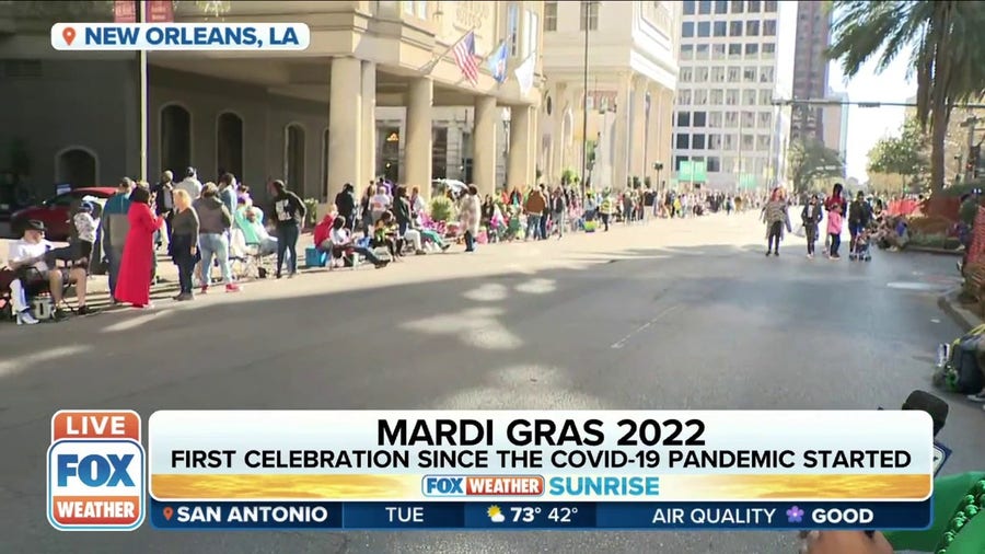 New Orleans having first Mardi Gras celebration since COVID-19 pandemic started