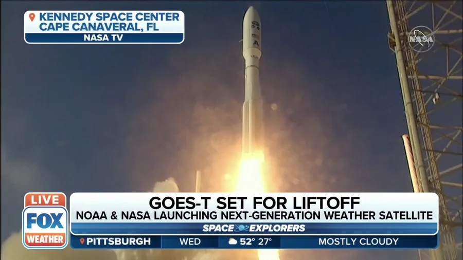 Watch: GOES-T satellite launches from Florida