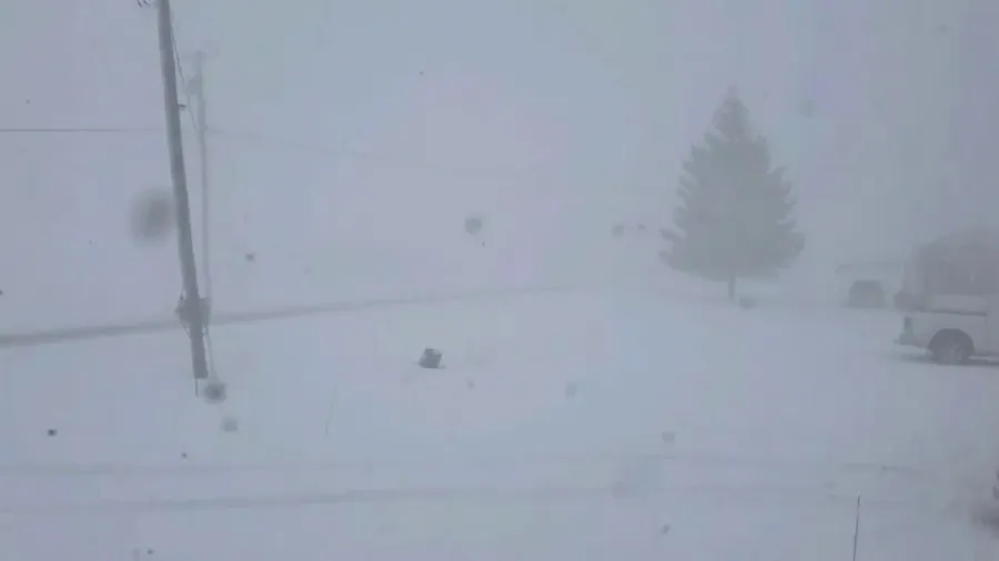 Watch: Snow squall hits Lake Ontario, NY over weekend