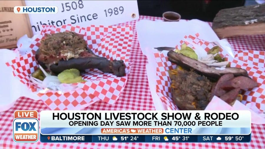 Opening day at Houston Livestock Show and Rodeo saw more than 70K people