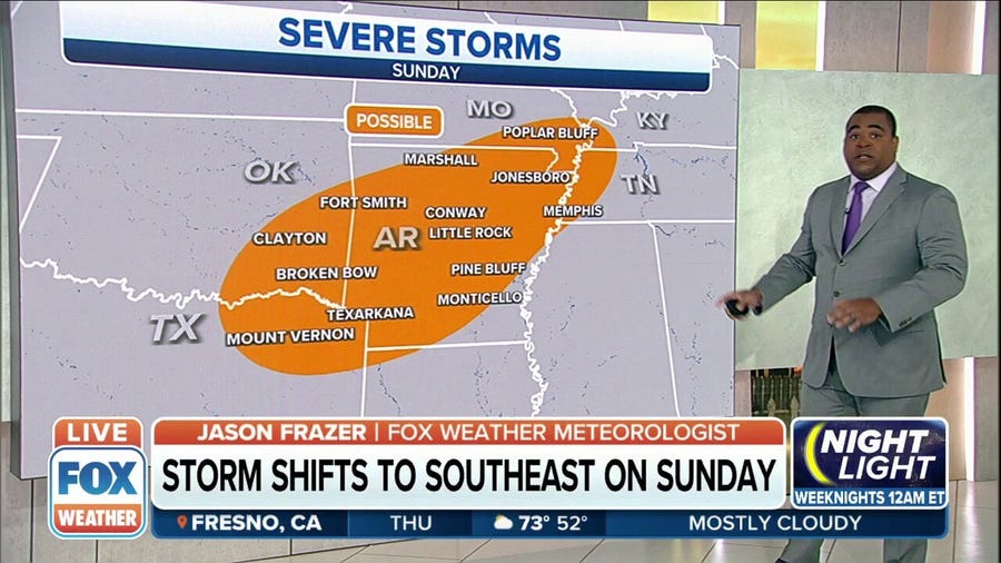 Severe storms, flash flooding threaten central, southeastern US this weekend