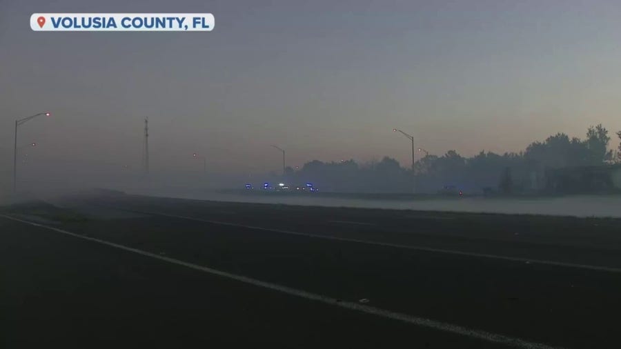 Deadly crashes on I-95 in Florida may have been caused by fog, smoke