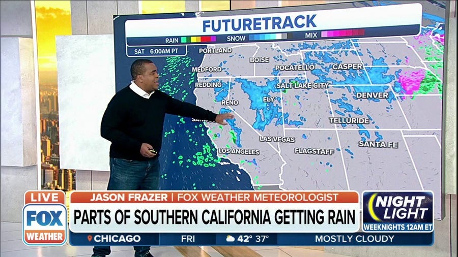 Parts of Southern California getting much-needed rain