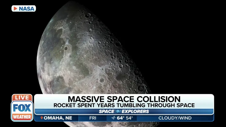 Rocket crash on moon first unintentional lunar collision with space junk