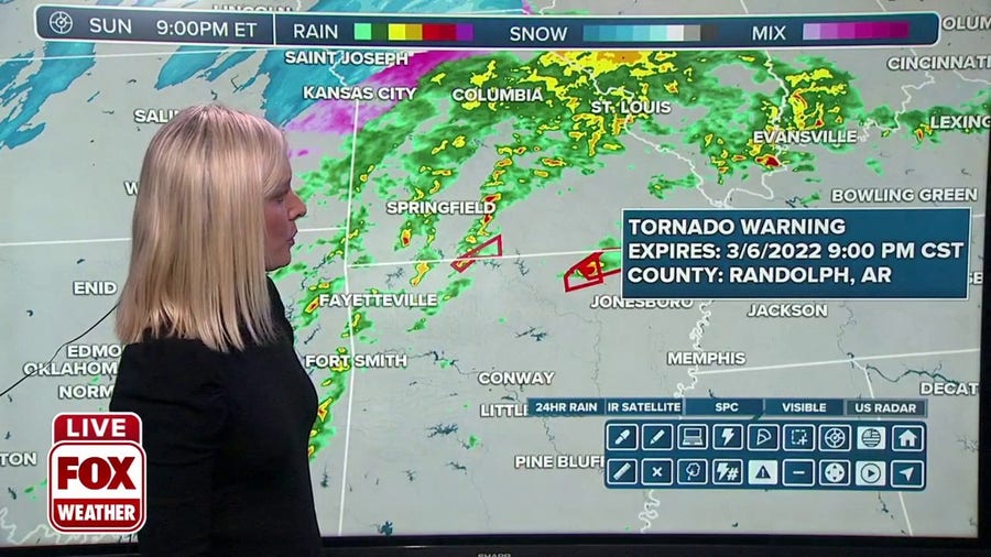 Arkansas Tornado Warnings