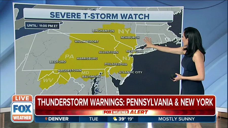 Severe Thunderstorm Watch extended until 11 p.m.