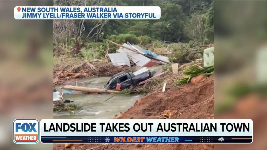 Historic Australia flooding leads to landslide in New South Wales