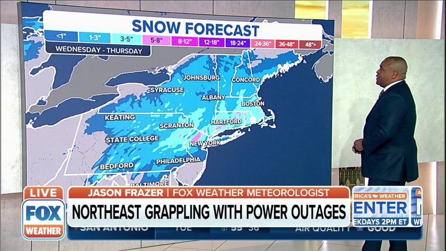 Northeast, mid-Atlantic preparing for next round of snow by midweek