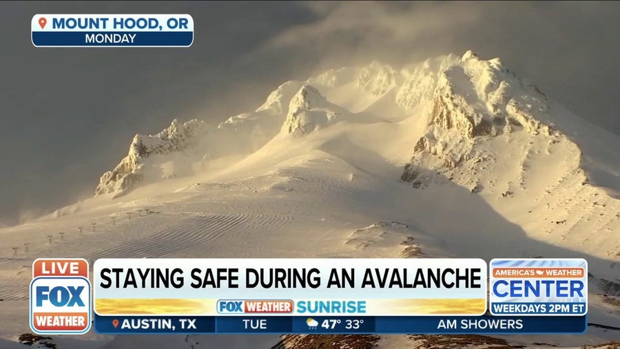 How to stay safe during an avalanche