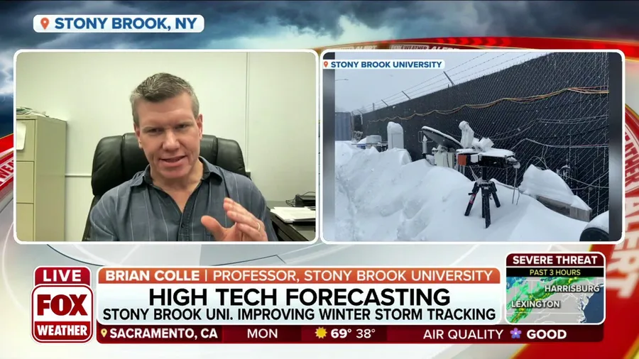 Stony Brook University using high tech forecasting to improve winter storm tracking