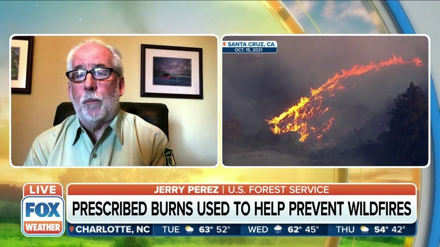 Prescribed burns used to help prevent wildfires