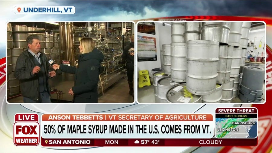 Weather is critical to the production of maple syrup