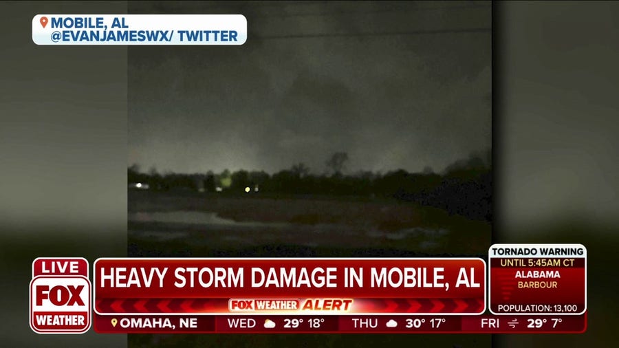 NWS confirms tornado near Clayton, AL during severe storms