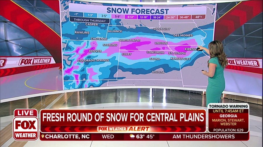 Winter Storm to produce heavy snow across parts of Central U.S.