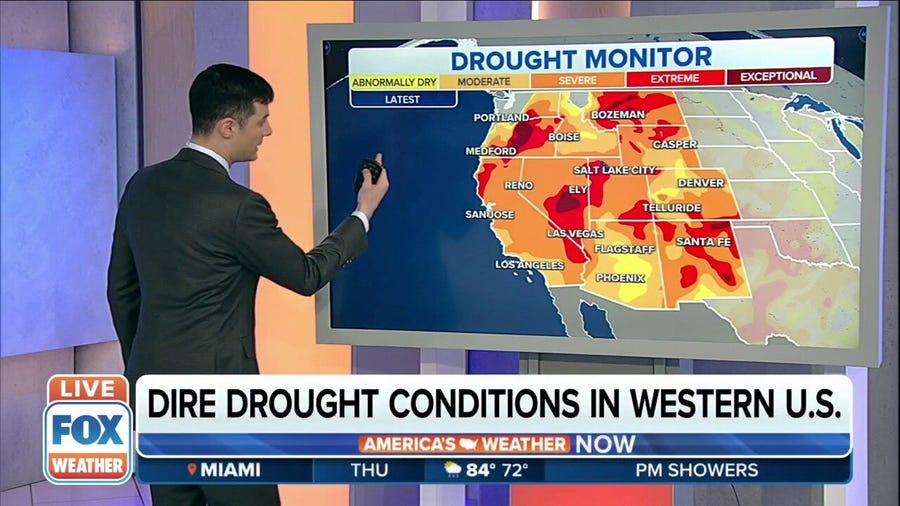 Drought-stricken western US likely to see more dry conditions