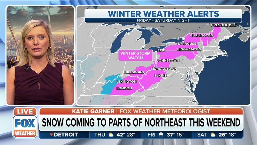 Winter Storm Watches in effect as winter storm makes its way to East Coast