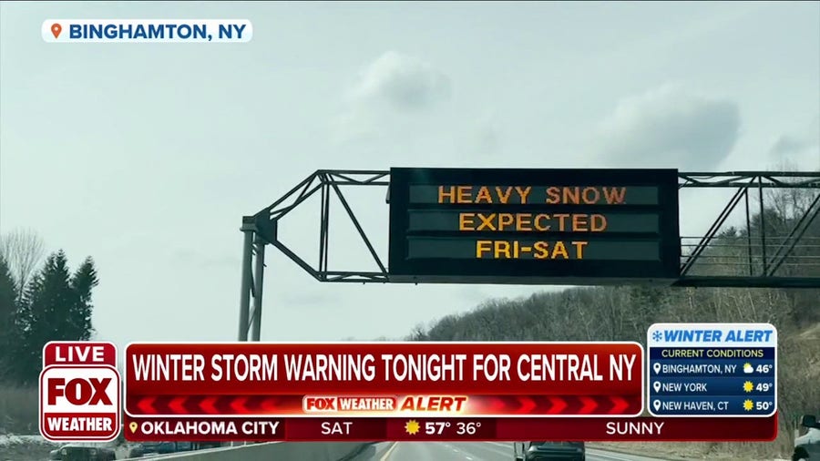 Winter storm expected to drop 8-10 inches of snow on central NY