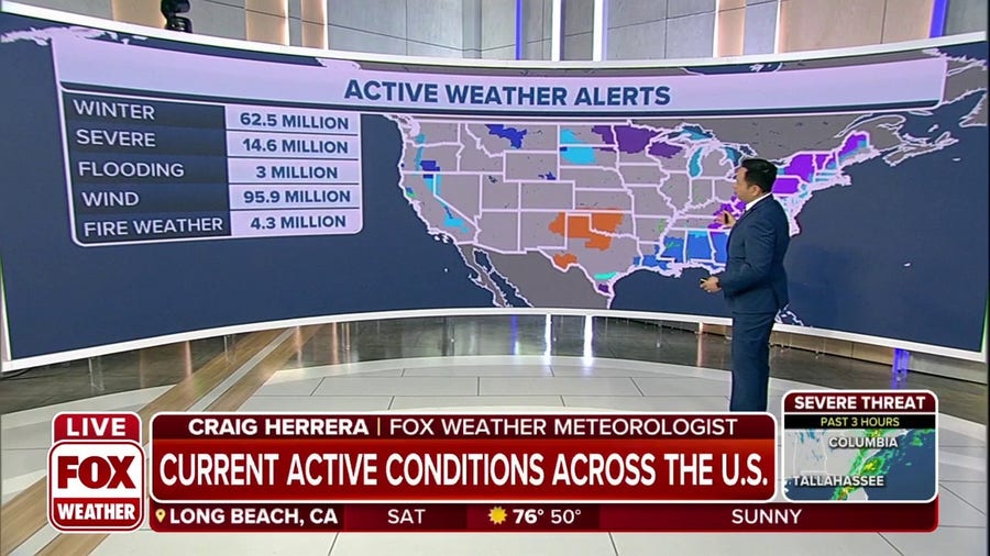 Millions of Americans are under Weather Alerts