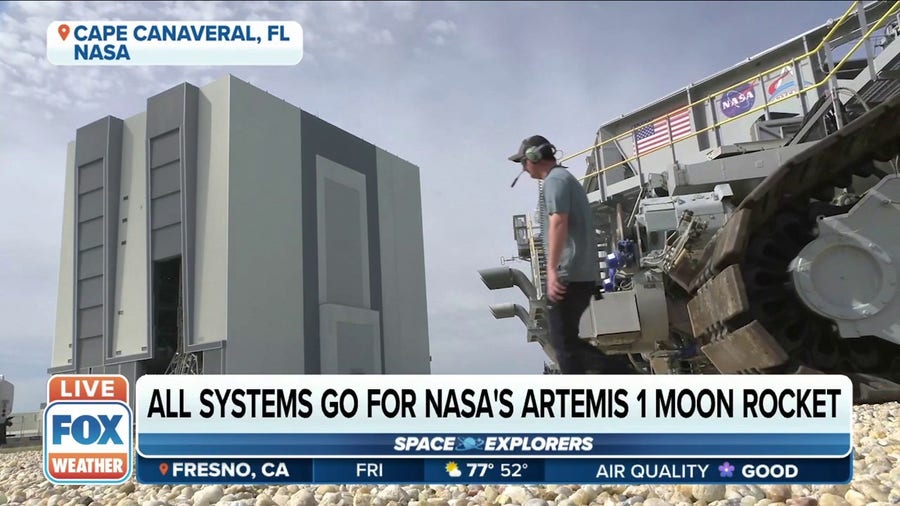 Artemis-1, NASA's new mega moon rocket heads to launchpad