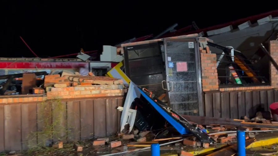 Watch: Extensive damage reported in Crockett, Texas