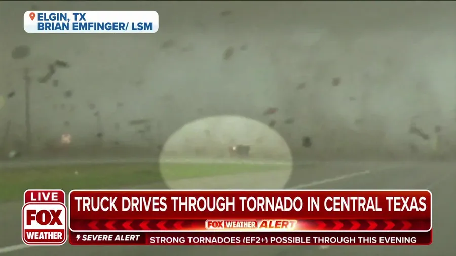 Teen was driver of truck seen going through tornado on Texas roadway