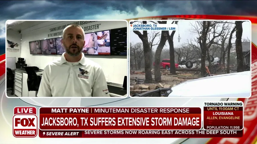 Jacksboro, TX Suffers Extensive Storm Damage