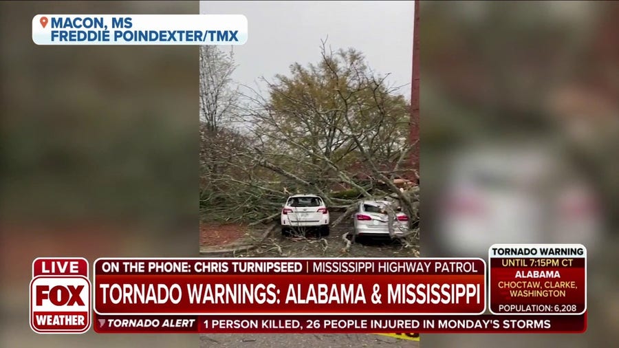 Mississippi Highway Patrol: Severe storms wreak 'havoc,' trees down on cars