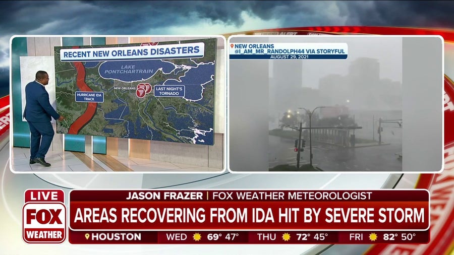 Deadly tornado hit area of Louisiana still recovering from Ida