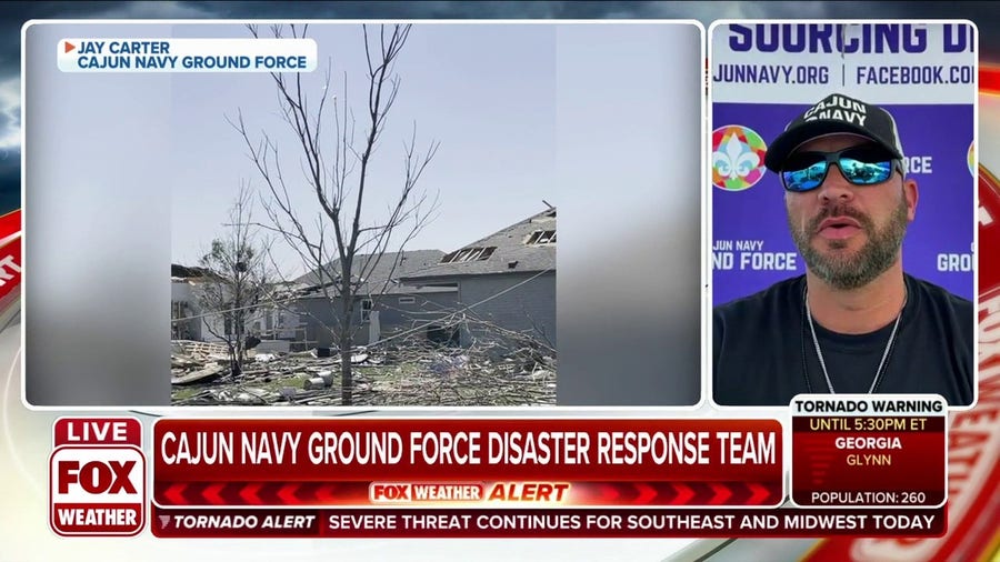 Cajun Navy Ground Force helps Louisiana residents in need after damaging tornado