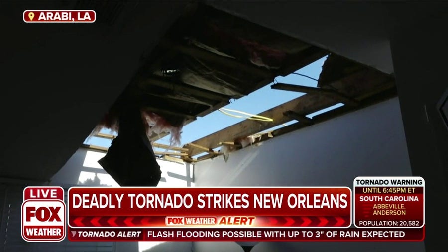 Arabi, Louisiana couple survives tornado that lifted up their home