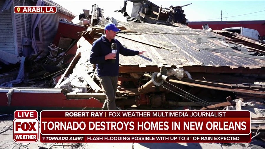 Tornado destroyed 50-60 percent of Arabi, Louisiana structures: Officials