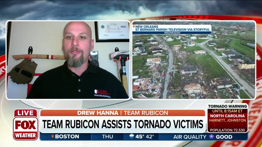 Team Rubicon on the ground helping tornado victims from Texas to Alabama